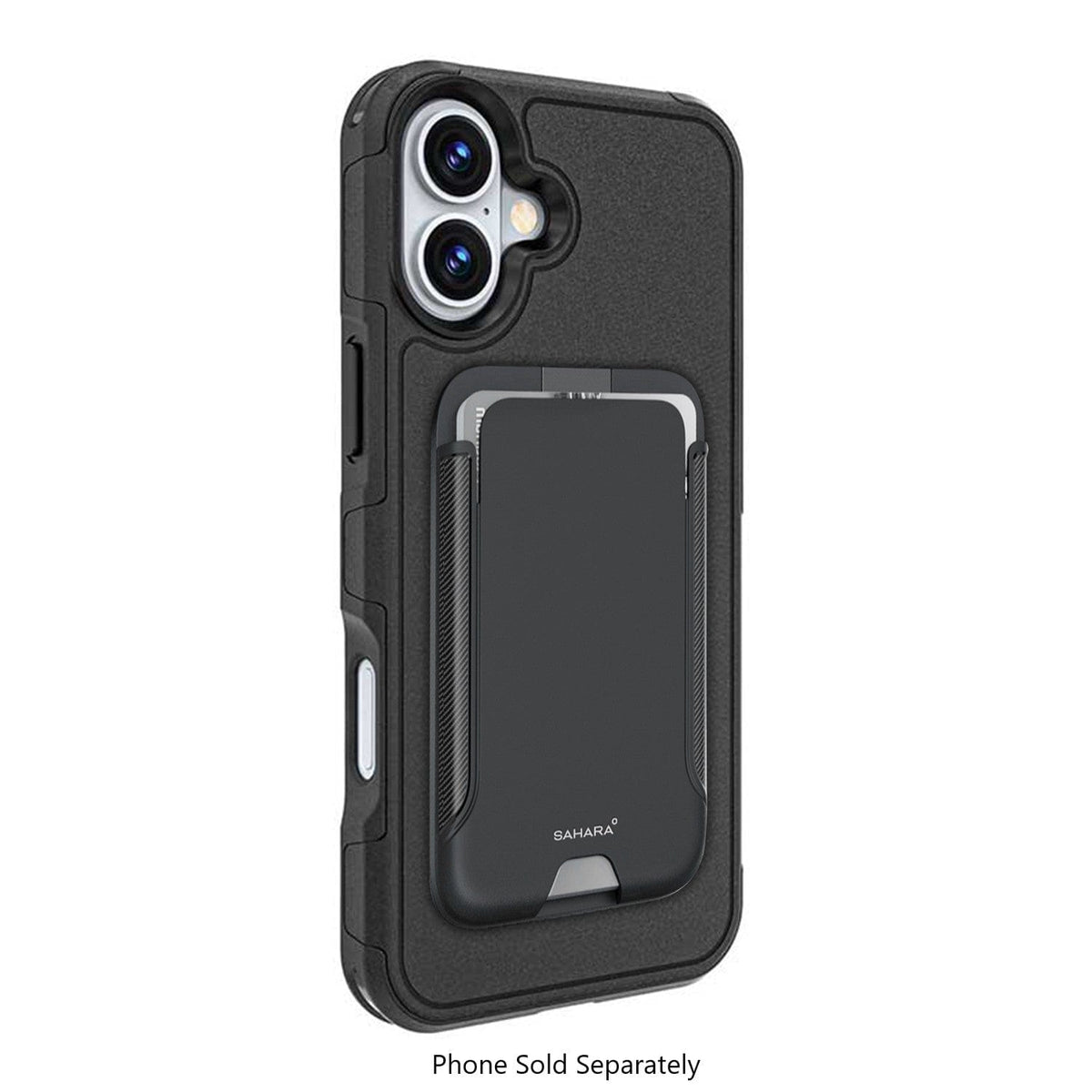 iPhone 16 Plus Wallet Case - Removable Card Holder, Kickstand, MagSafe | Raider Series