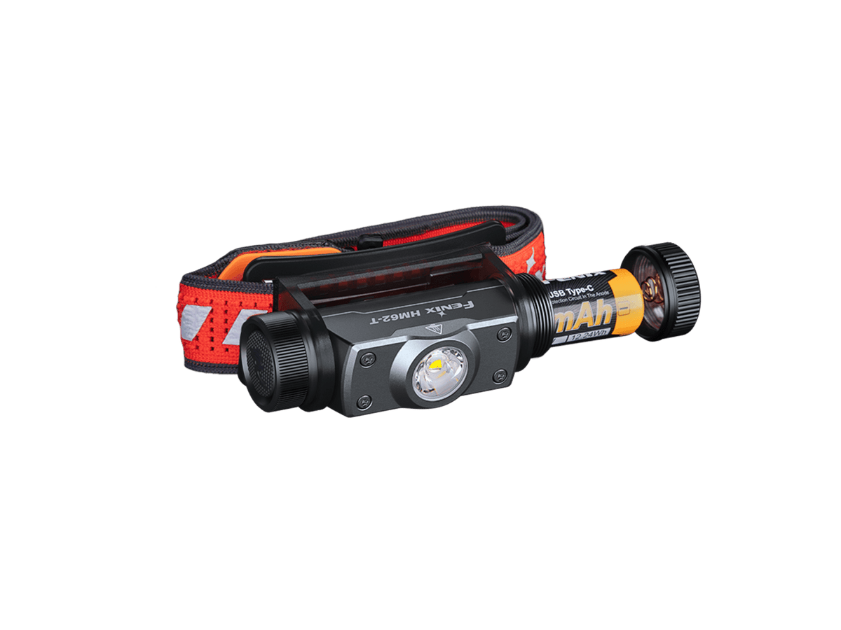 Linterna frontal Fenix HM62-T ligera para trail running
