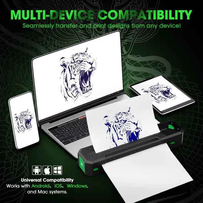 EZ WIRELESS TATTOO TRANSFER STENCIL PRINTERS