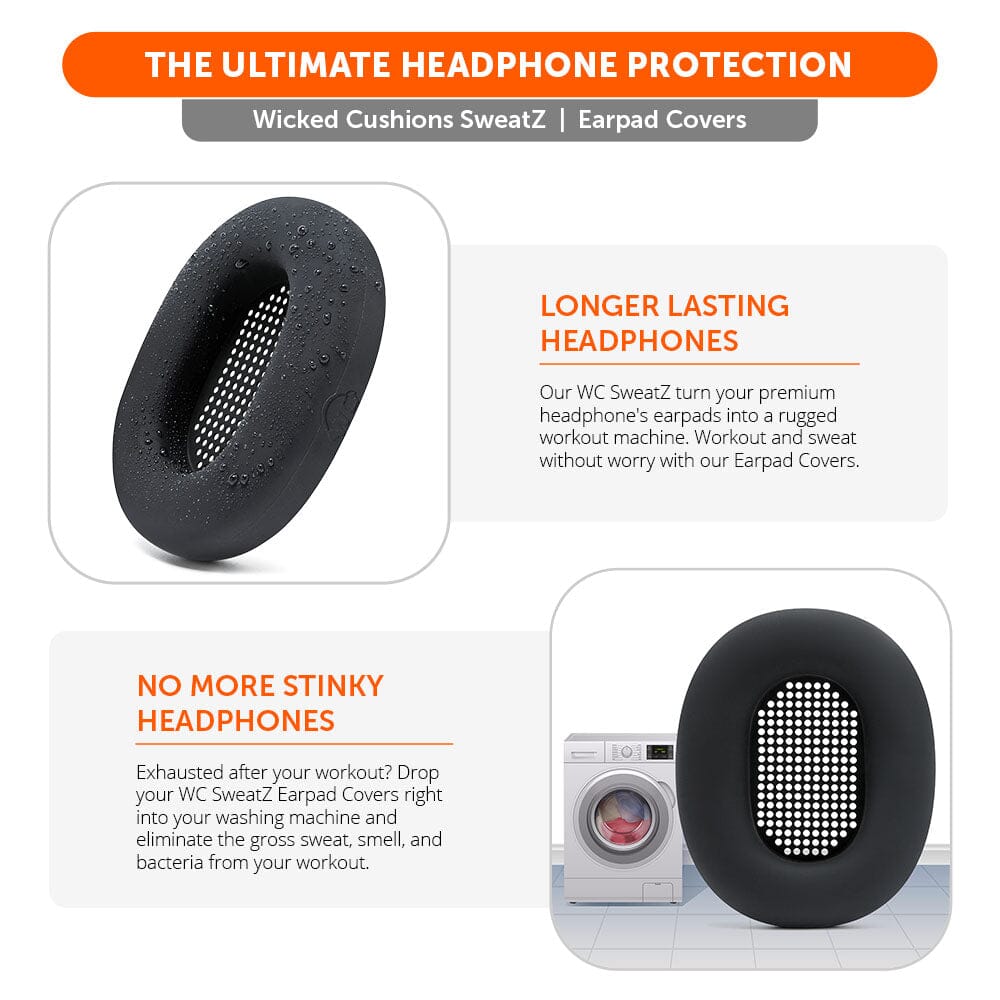 Sony WH-1000XM5 イヤーパッド汗カバー - WC SweatZ
