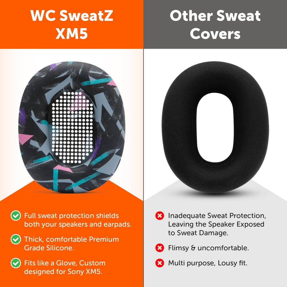 Sony WH-1000XM5 イヤーパッド汗カバー - WC SweatZ