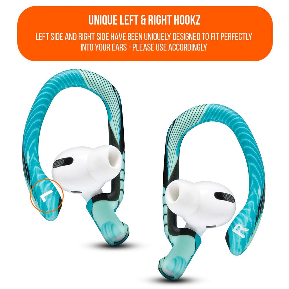 WC HookZ - Ganchos para las orejas para AirPods Pro 1, 2 y AirPods 1, 2, 3