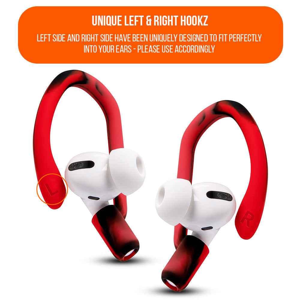 WC HookZ - Over Ear Hooks for Airpods Pro 1, 2 & Airpods 1, 2, 3