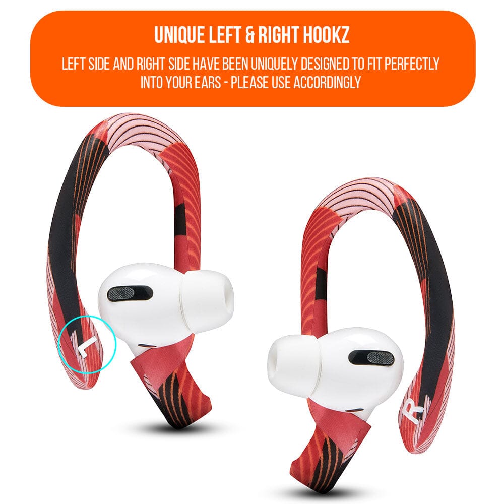 WC HookZ - Ganchos para las orejas para AirPods Pro 1, 2 y AirPods 1, 2, 3