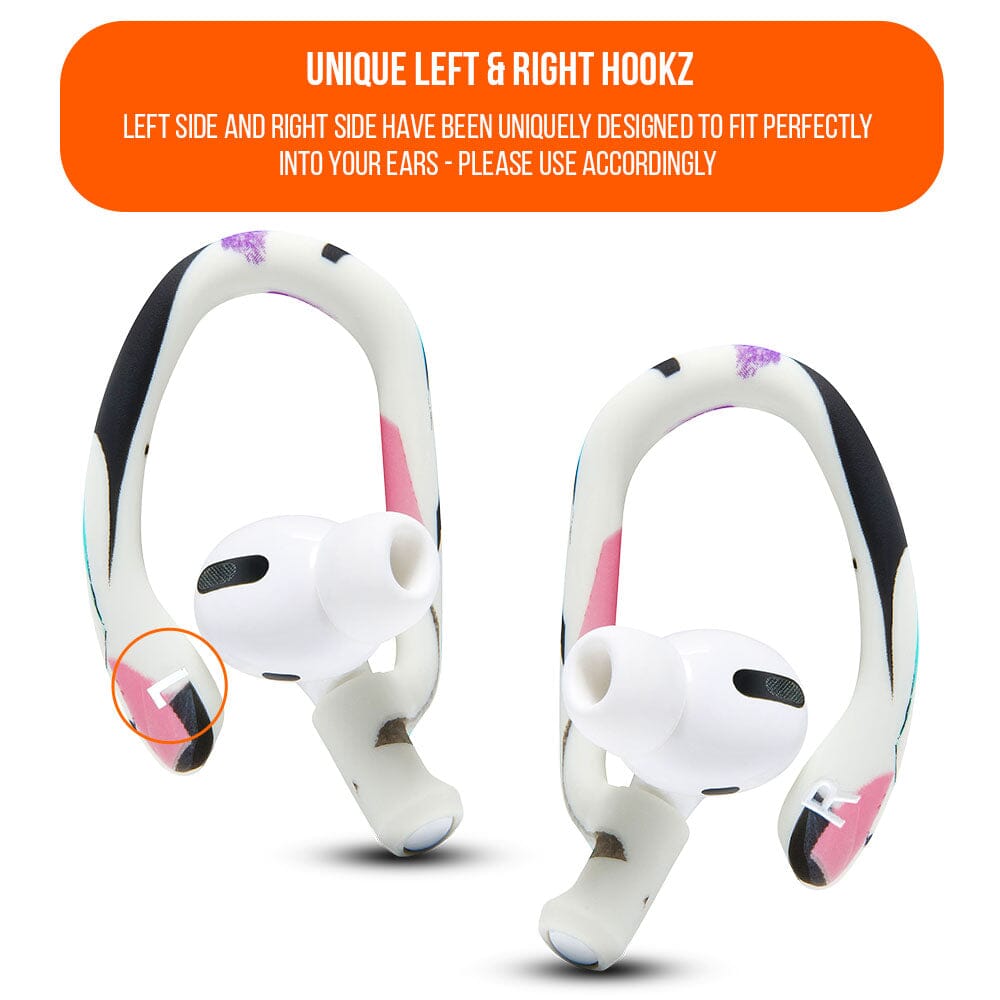 WC HookZ - Ganchos para las orejas para AirPods Pro 1, 2 y AirPods 1, 2, 3