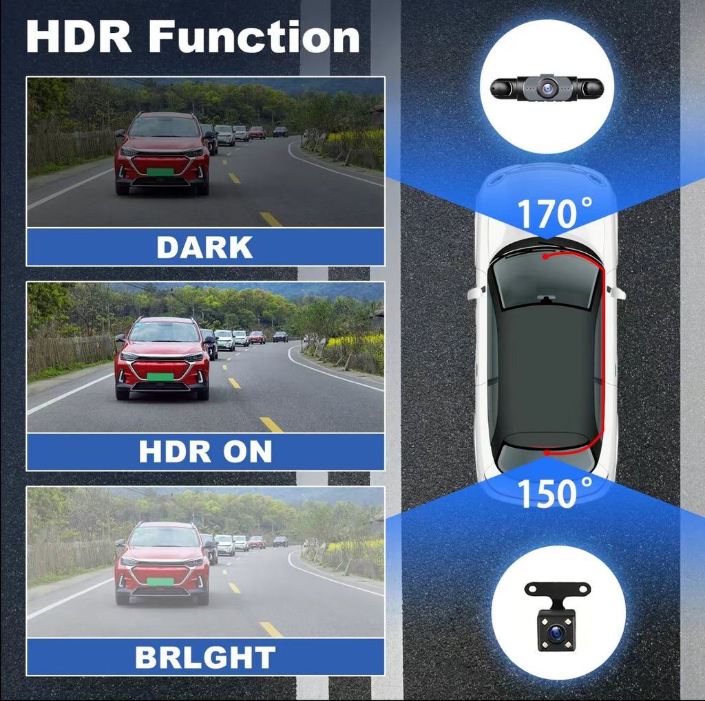 FullScope 4-Way Dash Cam - Electrifick Wants