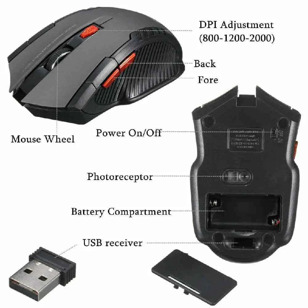 2.4Ghz Mini Wireless Optical Gaming Mouse