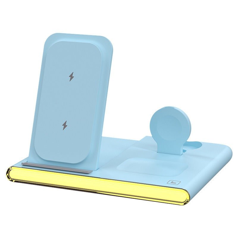 3-in-1 wireless charging folding 3-in-1 wireless charger suitable for Apple and Samsung wireless charging - Electrifick Wants