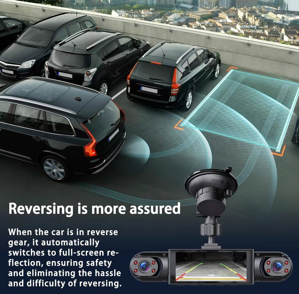 FullScope 4-Way Dash Cam - Electrifick Wants