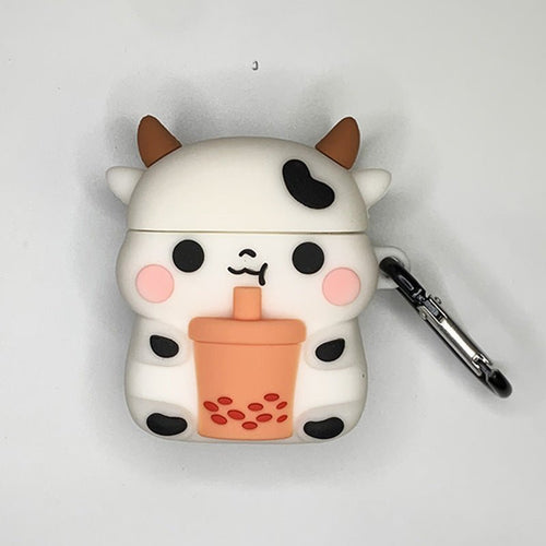 AirPods 5th generation silicone wireless Bluetooth earphone protective case suitable for Apple Pro 2nd generation cute box - Electrifick Wants