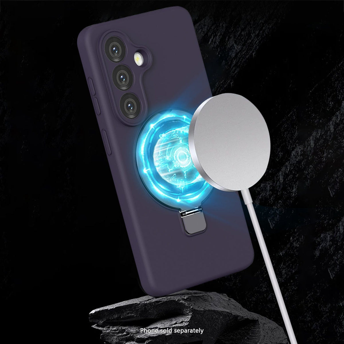 Samsung Galaxy S26 Case - Smooth Silicone, Kickstand | Venture Series - Electrifick Wants