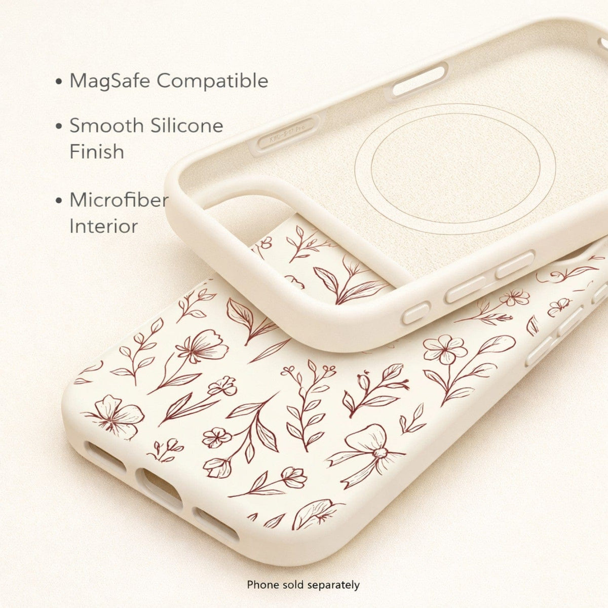 iPhone 17 Pro Case - MagSafe Silicone | Inspire Series - Electrifick Wants