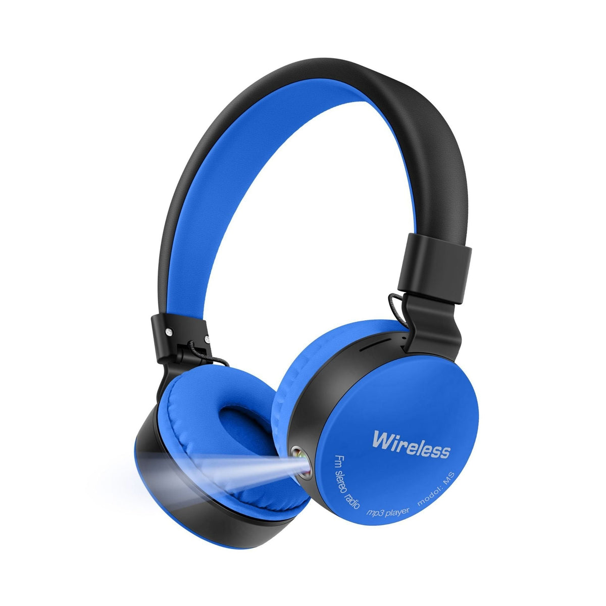 AKZ-B67 Bluetooth headset with high battery flashlight lighting headset card insertion FM - Electrifick Wants