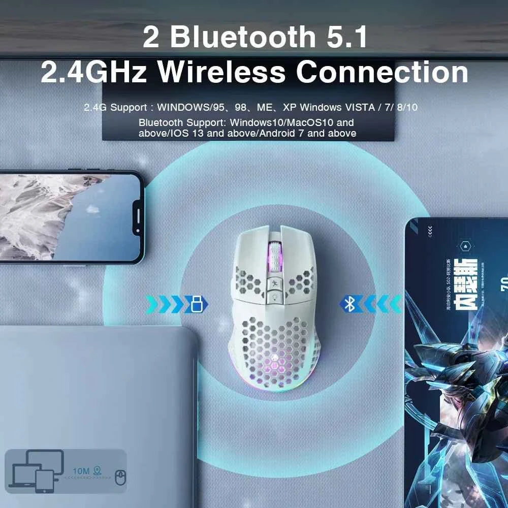 SM600 3-Mode Connection Wireless Gaming Mouse