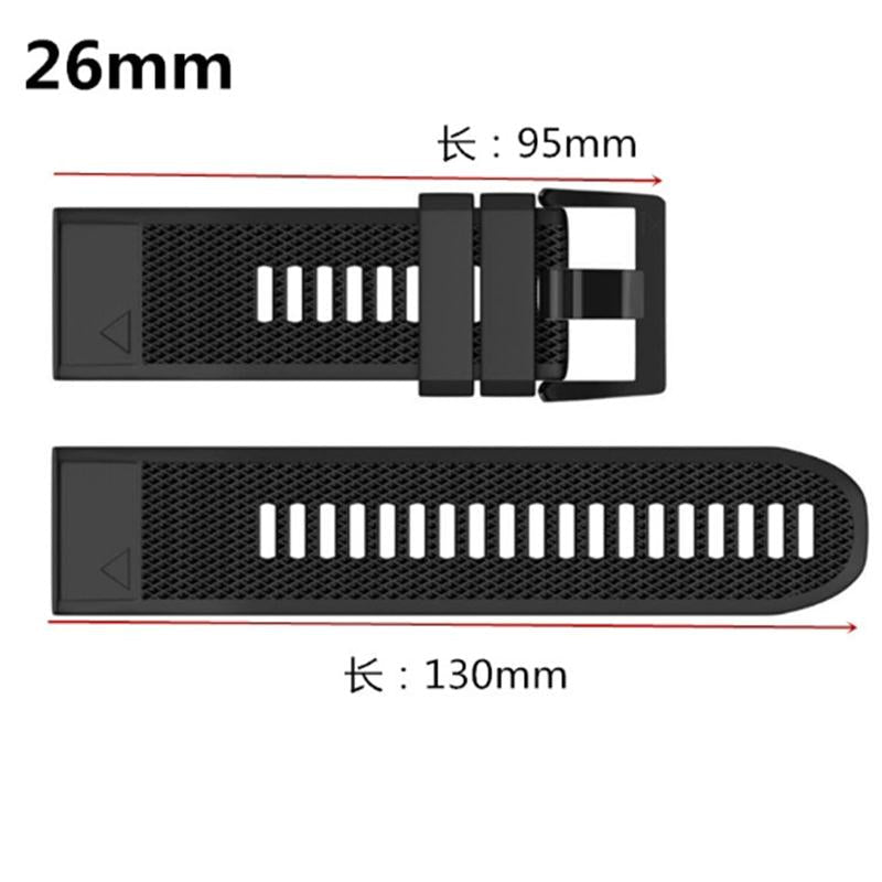 FIFATA Smart Watch Band Straps For Garmin Fenix 6 6S 6X 5X 5 5S 3 3HR Forerunner 935 945 Quick Release Strap Silicone Bracelet - Electrifick Wants