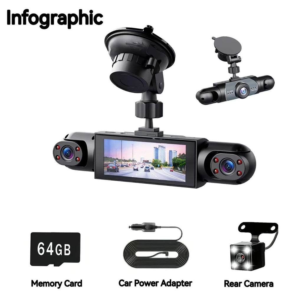 FullScope 4-Way Dash Cam - Electrifick Wants