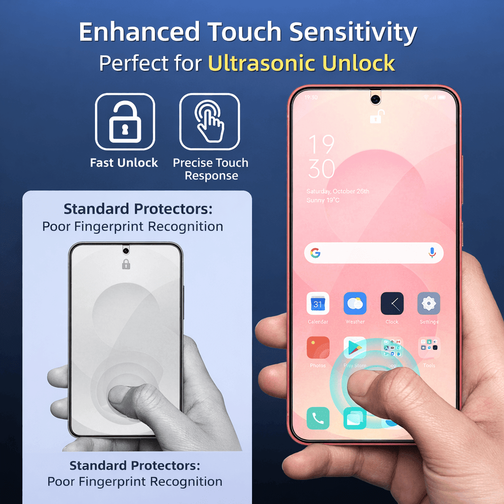 Samsung Galaxy S26 Screen Protector - Ultra-Strong Tempered Glass | ZeroDamage - Electrifick Wants