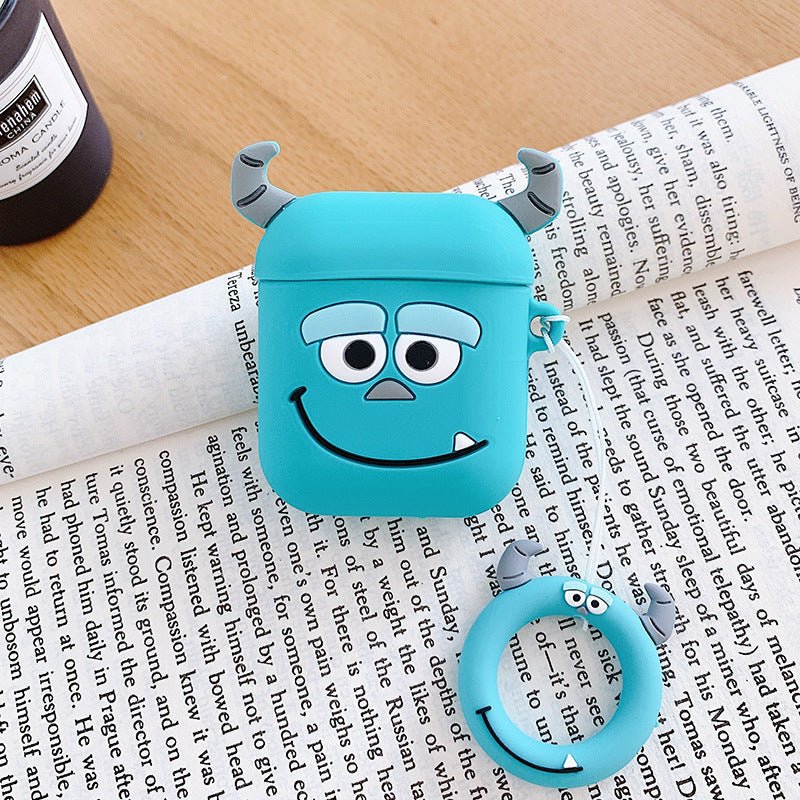AirPods 5th generation silicone wireless Bluetooth earphone protective case suitable for Apple Pro 2nd generation cute box - Electrifick Wants