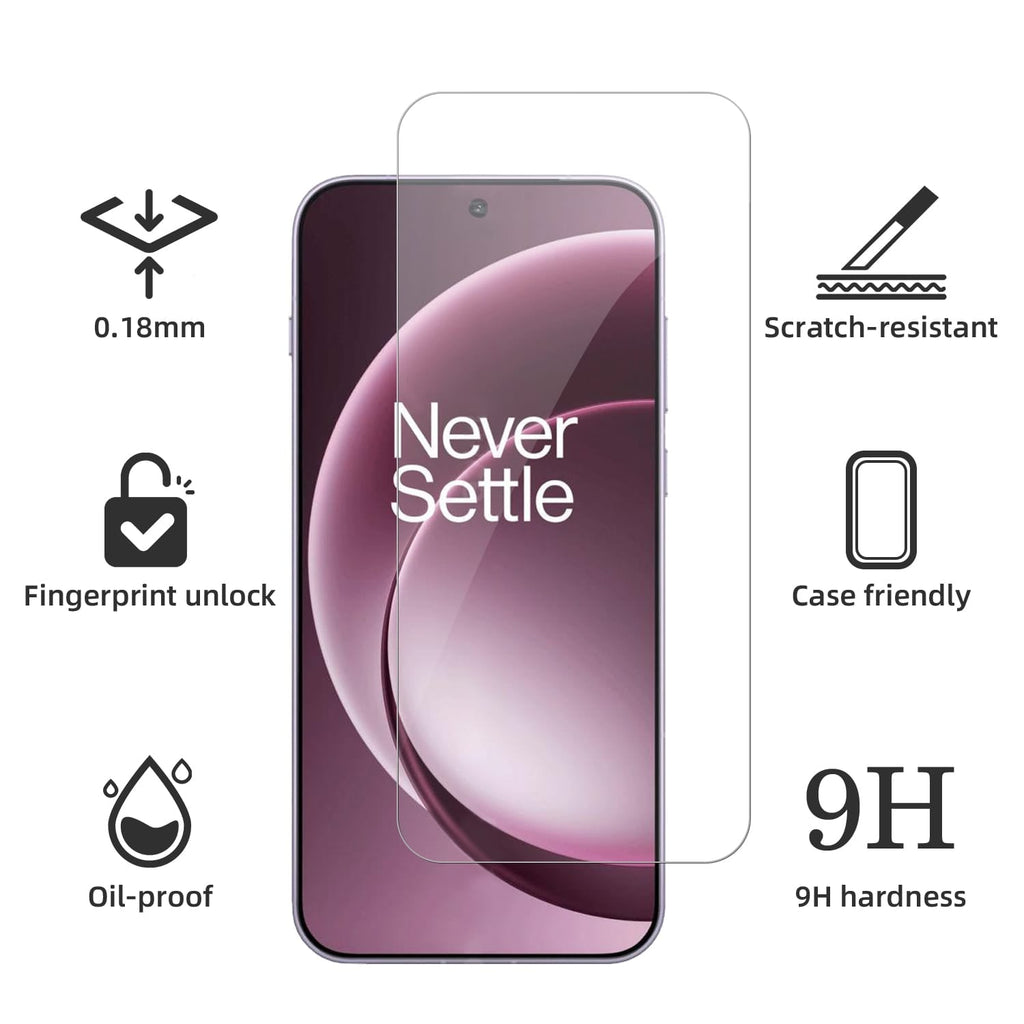 OnePlus 15 Screen Protector - Ultra-Strong Tempered Glass | ZeroDamage - Electrifick Wants