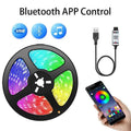 RGB LED Strip Light with Bluetooth App Control – 5V USB Flexible LED