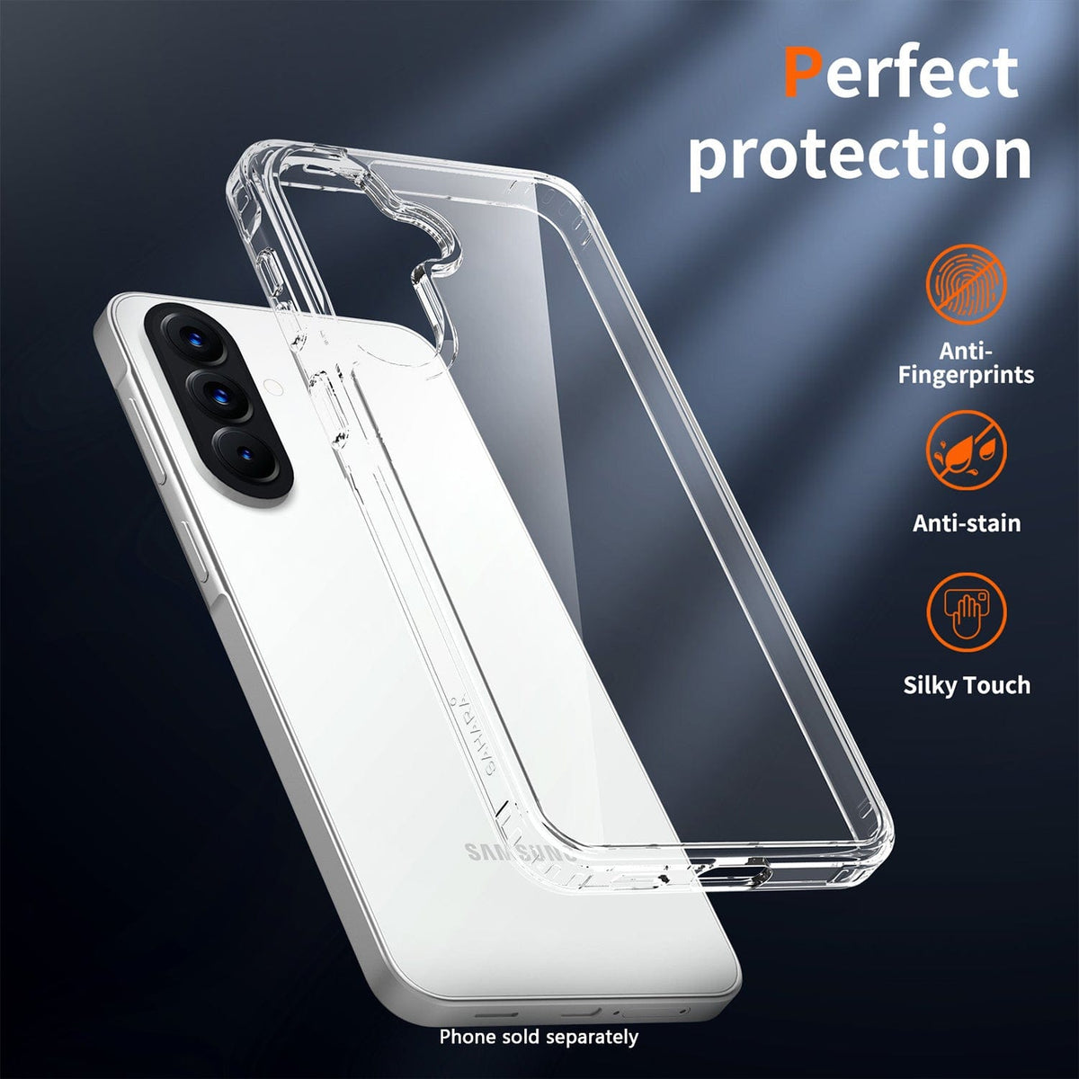 Samsung Galaxy A57 5G Clear Case - Anti-Slip Grip | Venture Series - Electrifick Wants