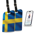 Smart Bag Security Tag Sweden Flag Pack 2