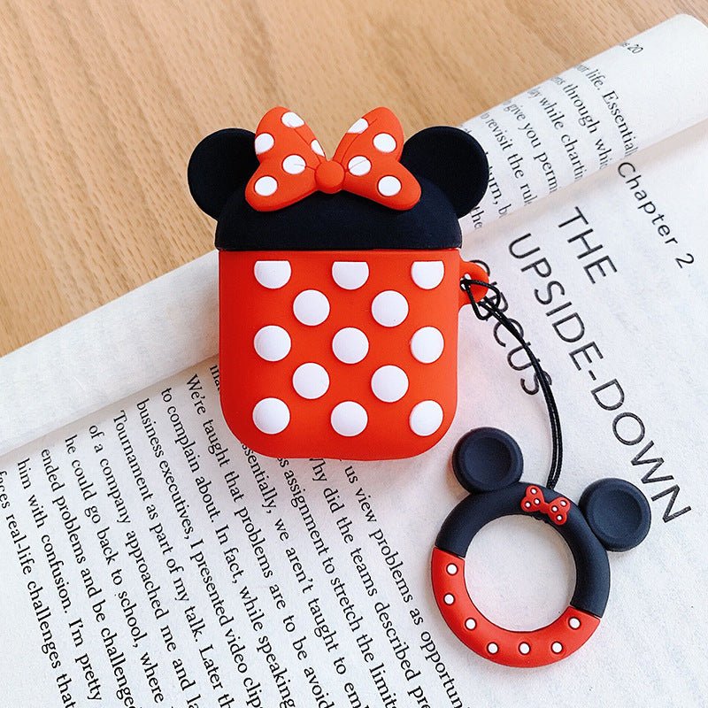 AirPods 5th generation silicone wireless Bluetooth earphone protective case suitable for Apple Pro 2nd generation cute box - Electrifick Wants