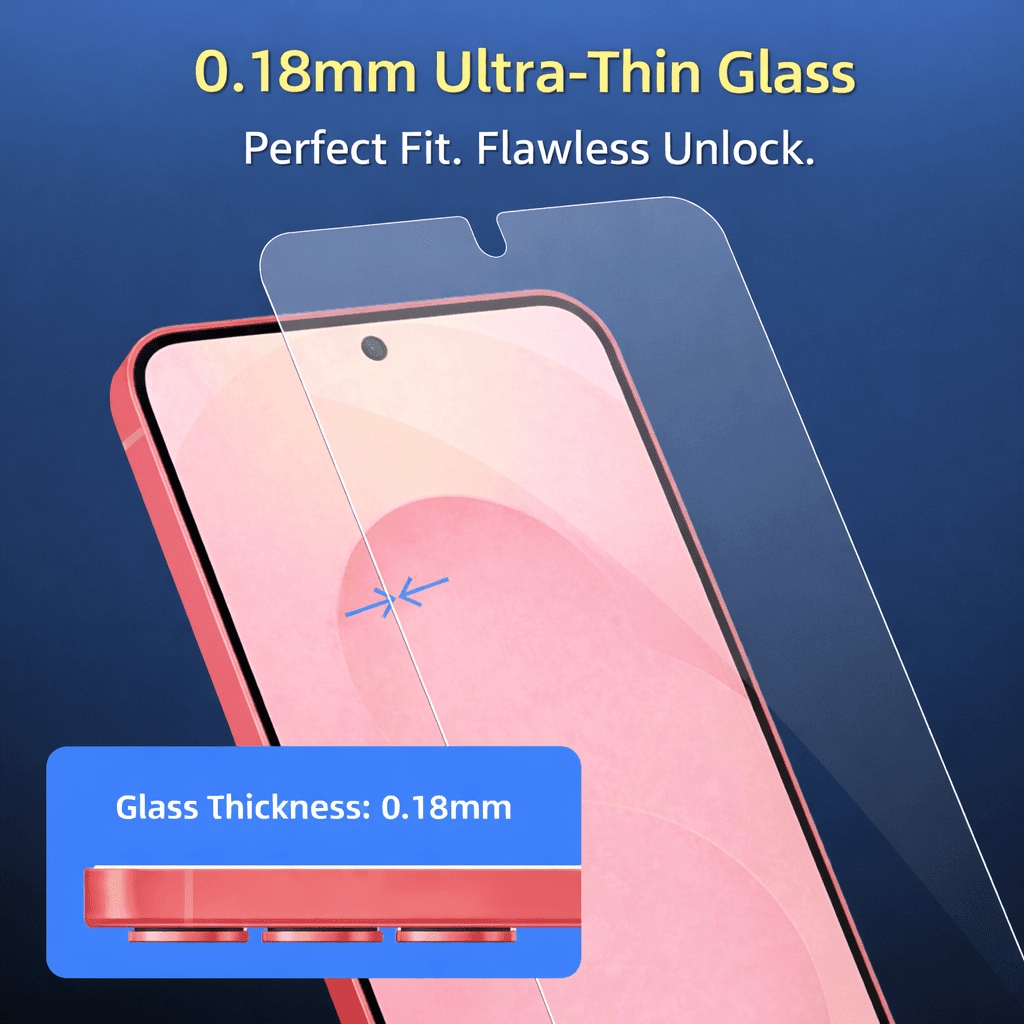 Samsung Galaxy S26 Screen Protector - Ultra-Strong Tempered Glass | ZeroDamage - Electrifick Wants