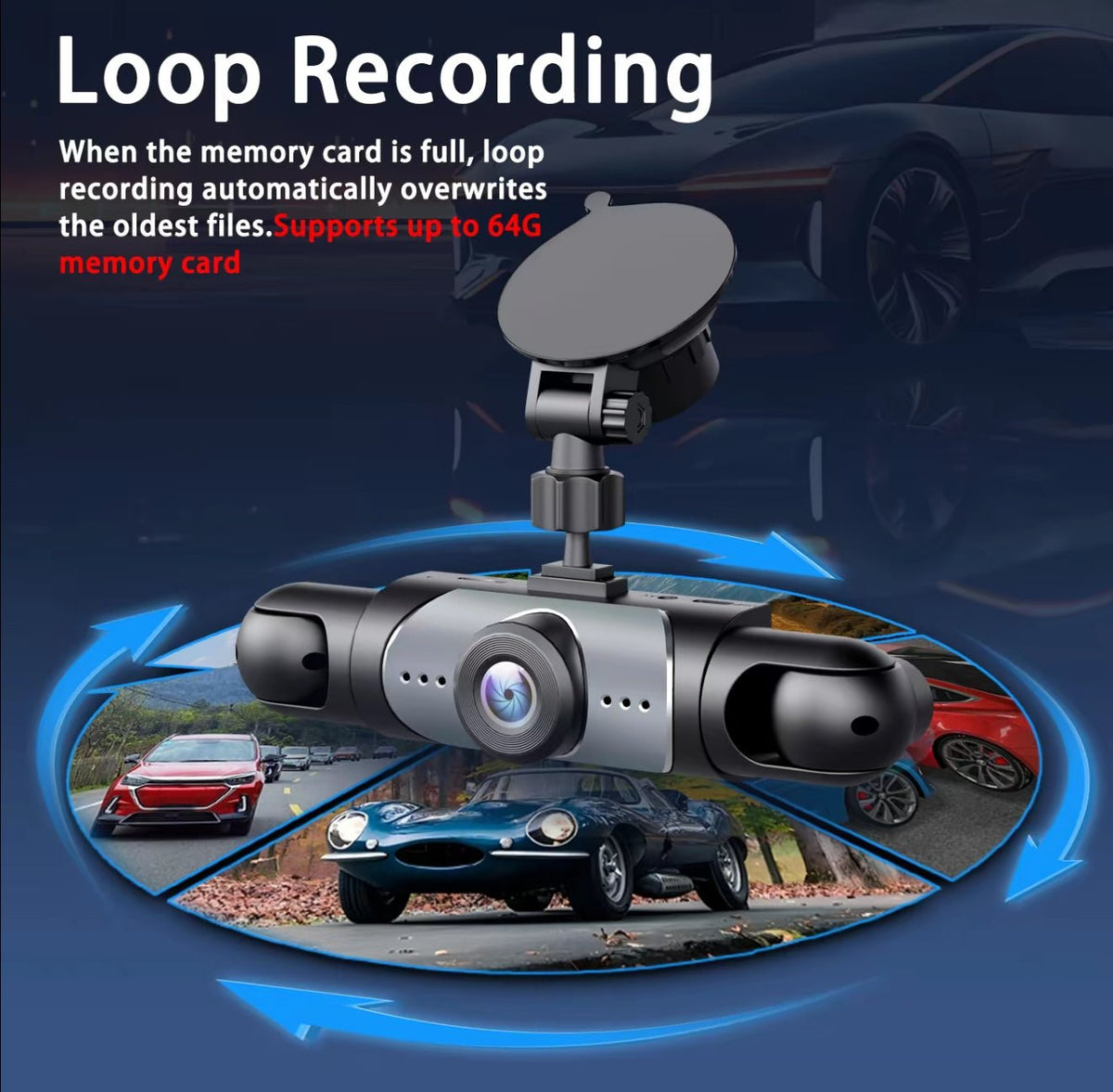 FullScope 4-Way Dash Cam - Electrifick Wants