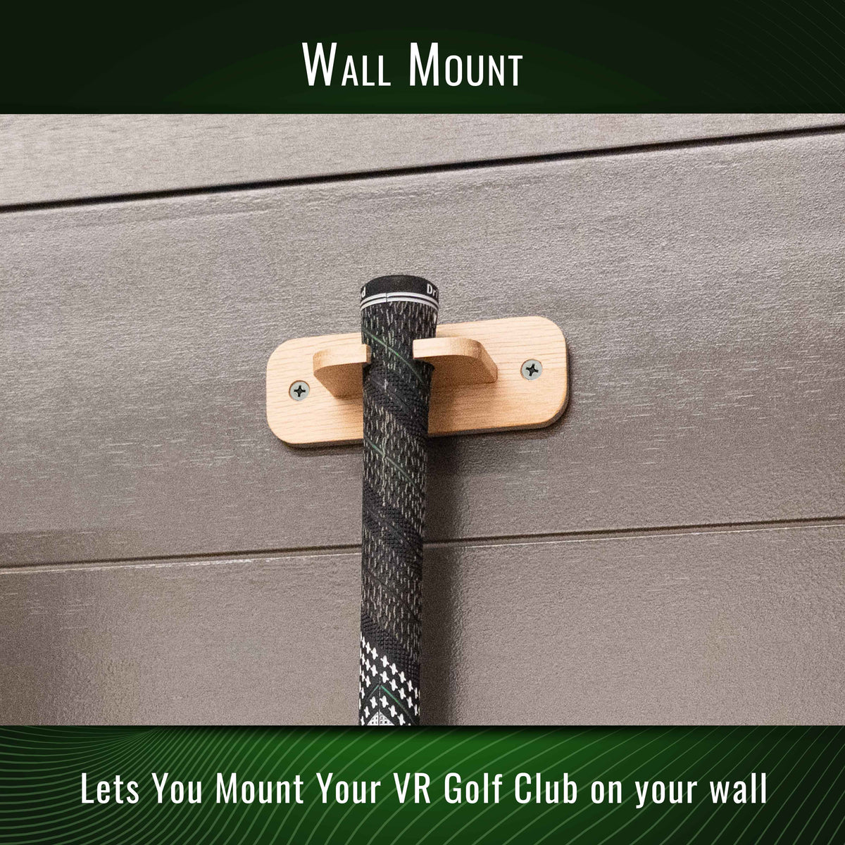 DriVR Ace - VR Golf Club Handle Accessory - Compatible with Quest 3/3s and Pro