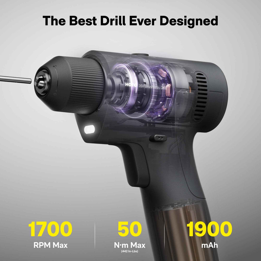 16V Brushless Drill Tool Kit