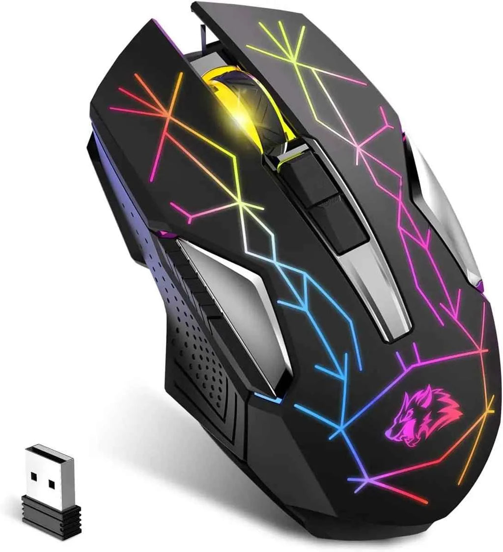 X18 Wireless Gaming Mouse 2.4G 7 RGB