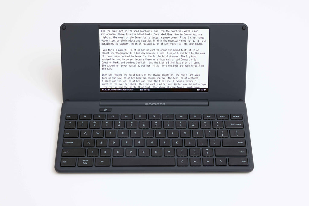 pomera - Full-Suite Typewriter For Focused Writing Includes Screen Protector Film