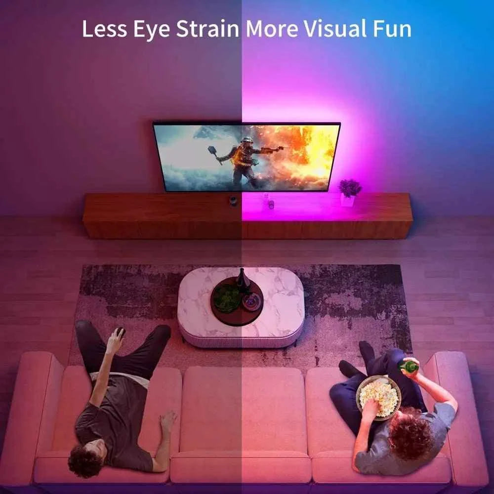 RGB LED Strip Light with Bluetooth App Control – 5V USB Flexible LED