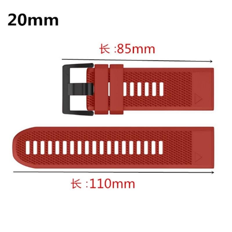 FIFATA Smart Watch Band Straps For Garmin Fenix 6 6S 6X 5X 5 5S 3 3HR Forerunner 935 945 Quick Release Strap Silicone Bracelet - Electrifick Wants
