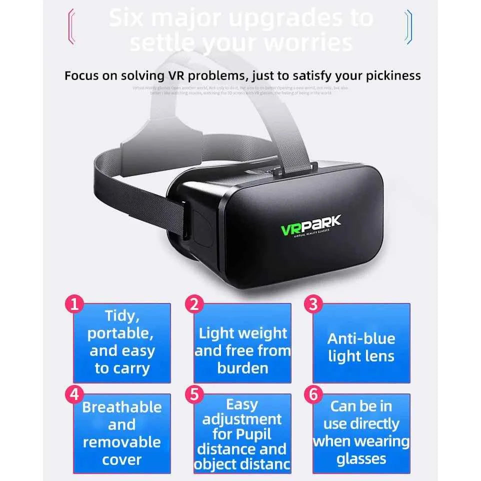 VR Glasses 3D Virtual Reality Headset Helmet