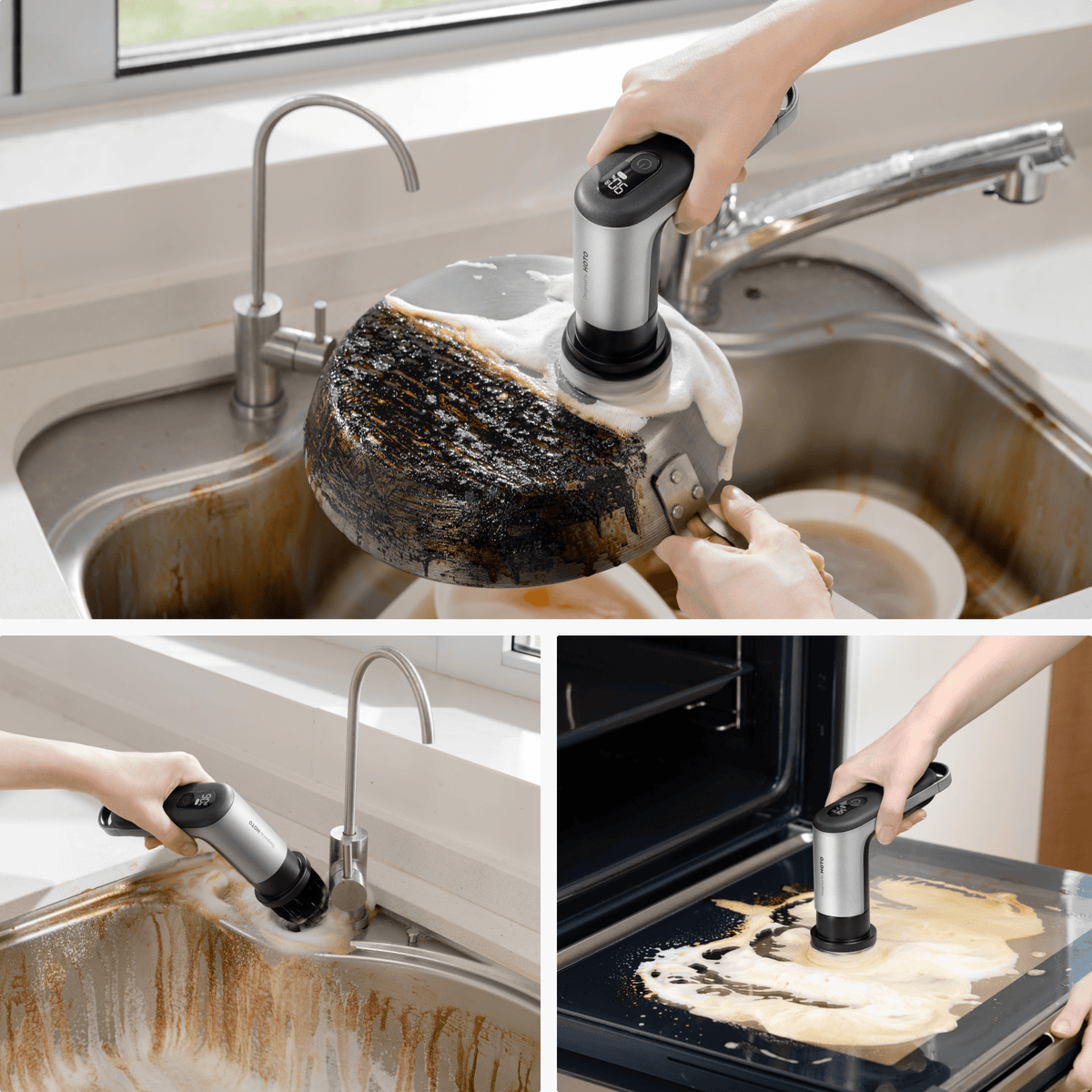 HOTO Grip™ Cordless Spin Scrubber - Electrifick Wants